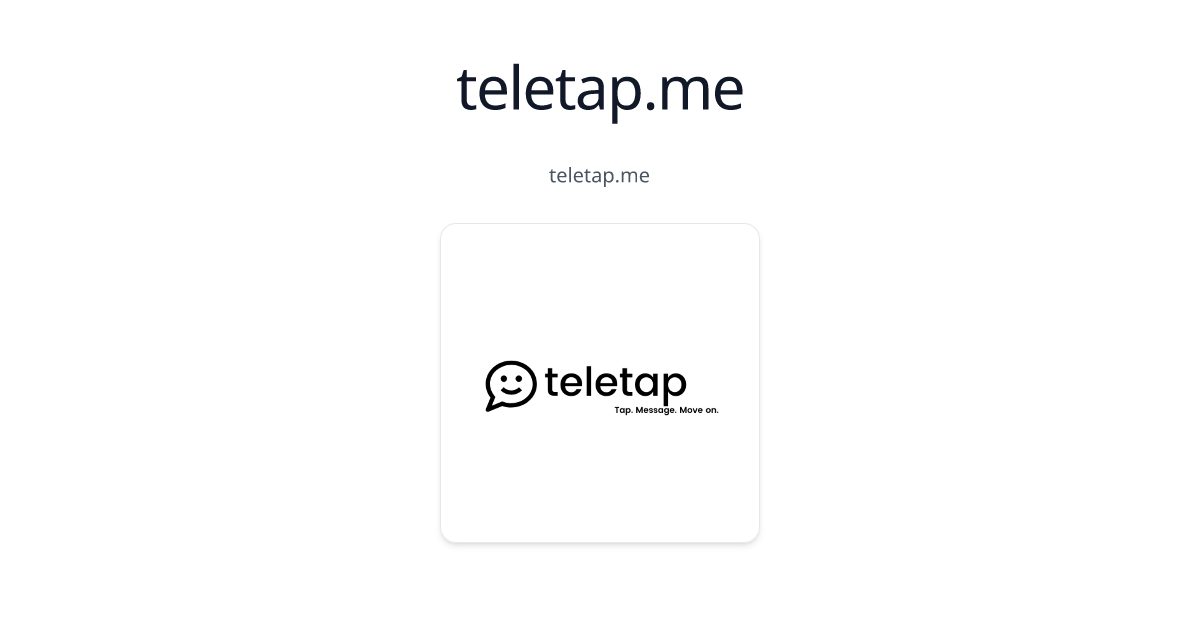 TeleTap.me